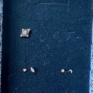 BVLA Buddha Rose gold mini  threadless Earrings